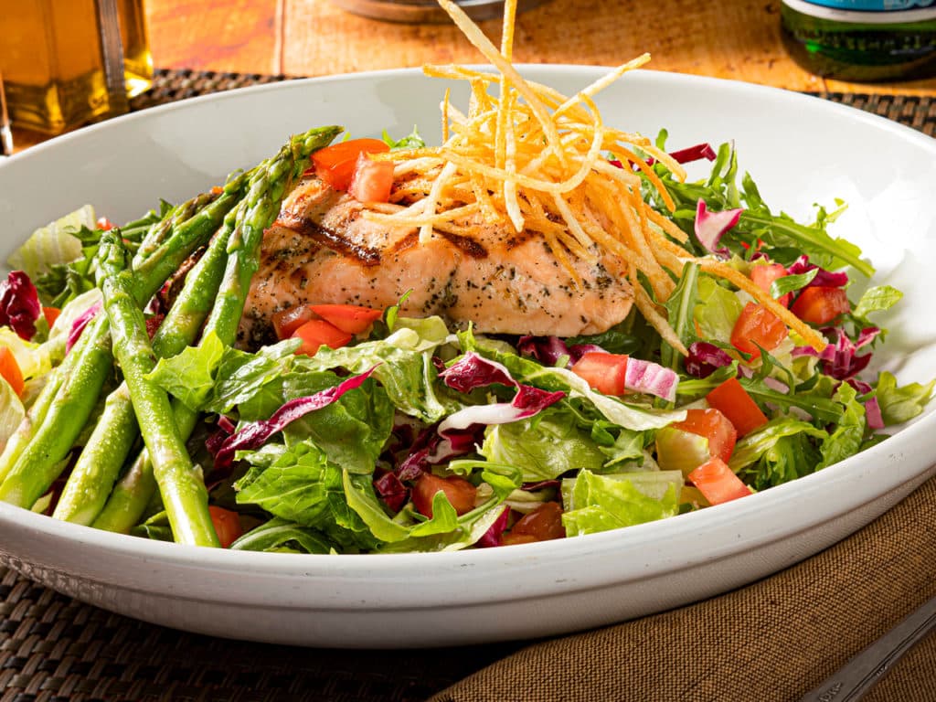 A photo of Grilled Salmon Salad