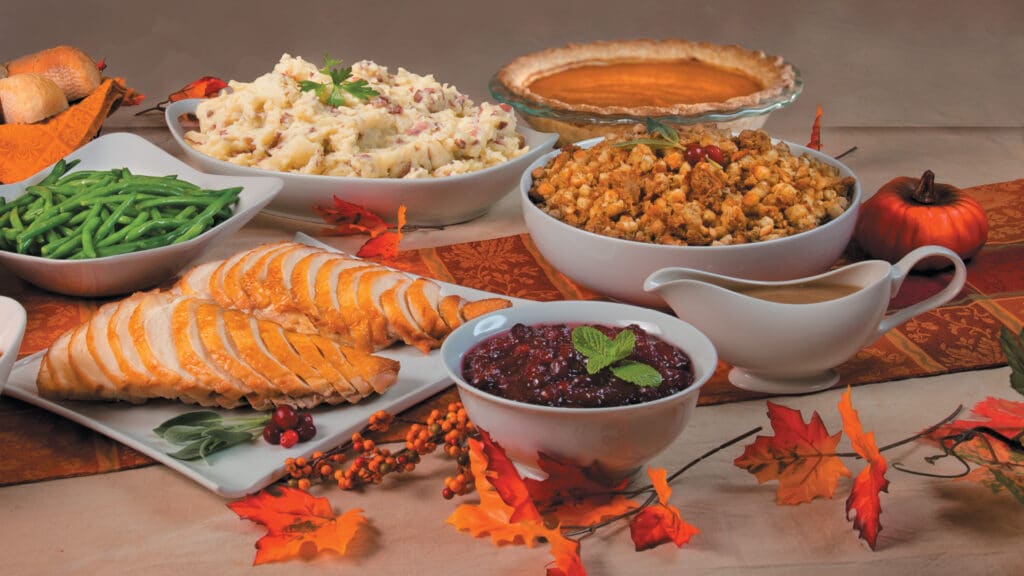 Bravo Thanksgiving Catering Spread