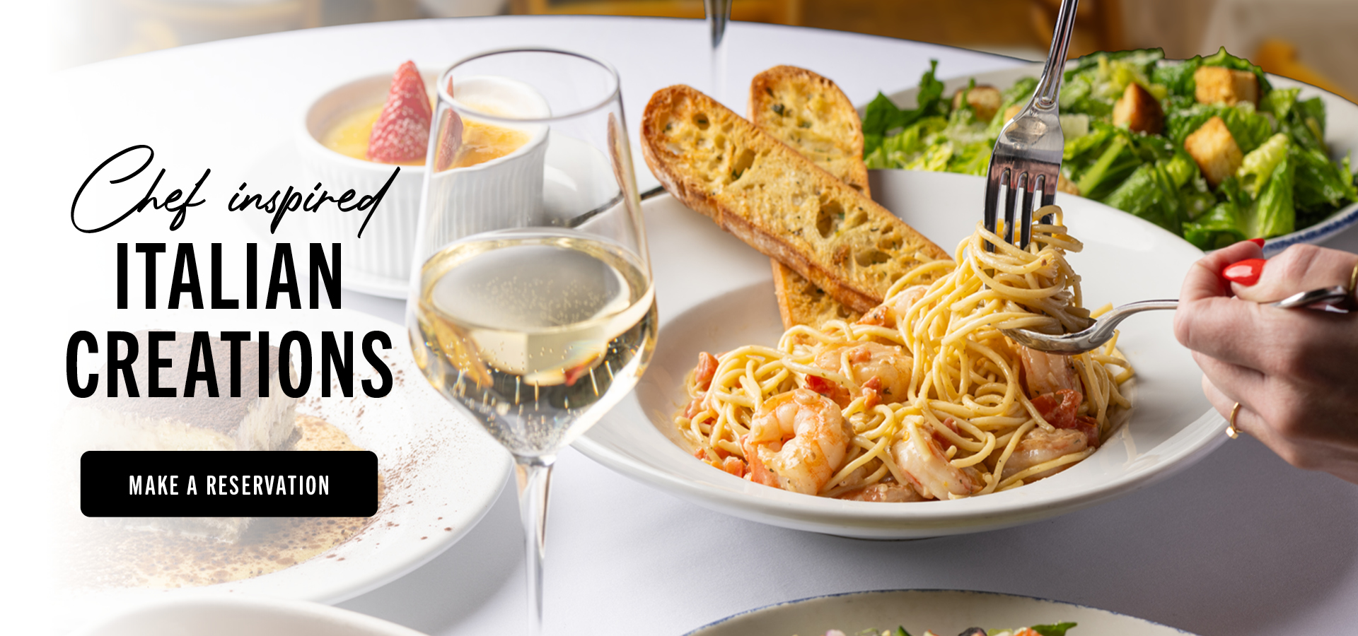 Bravo's chef inspired Italian creations. Make a reservation.