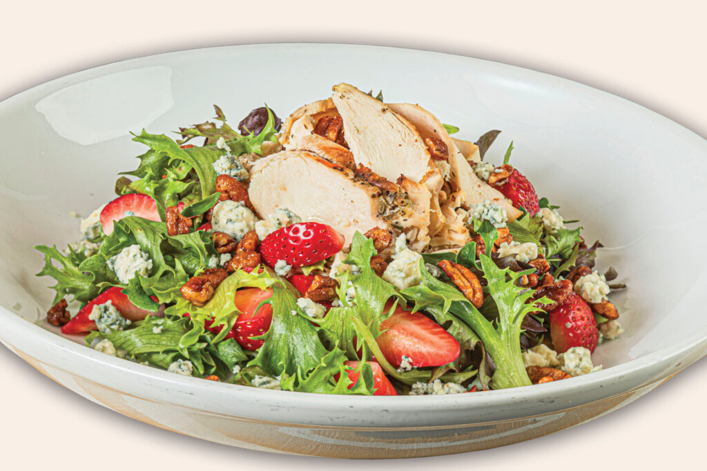 Strawberry Balsamic Chicken Salad