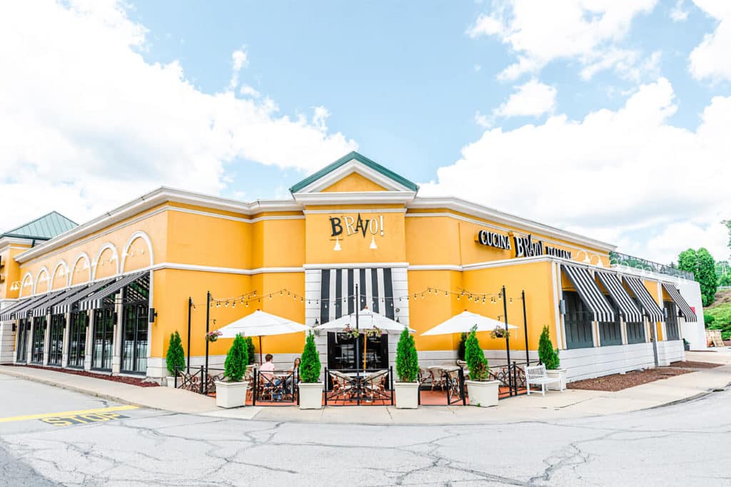 A photo of the exterior of a Bravo! Italian Kitchen