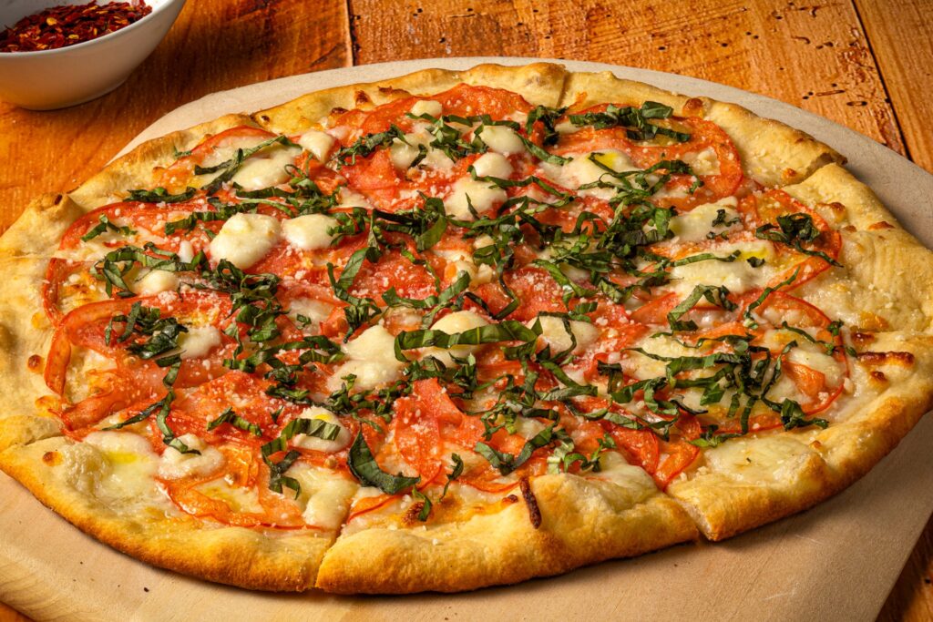 A pizza from Bravo